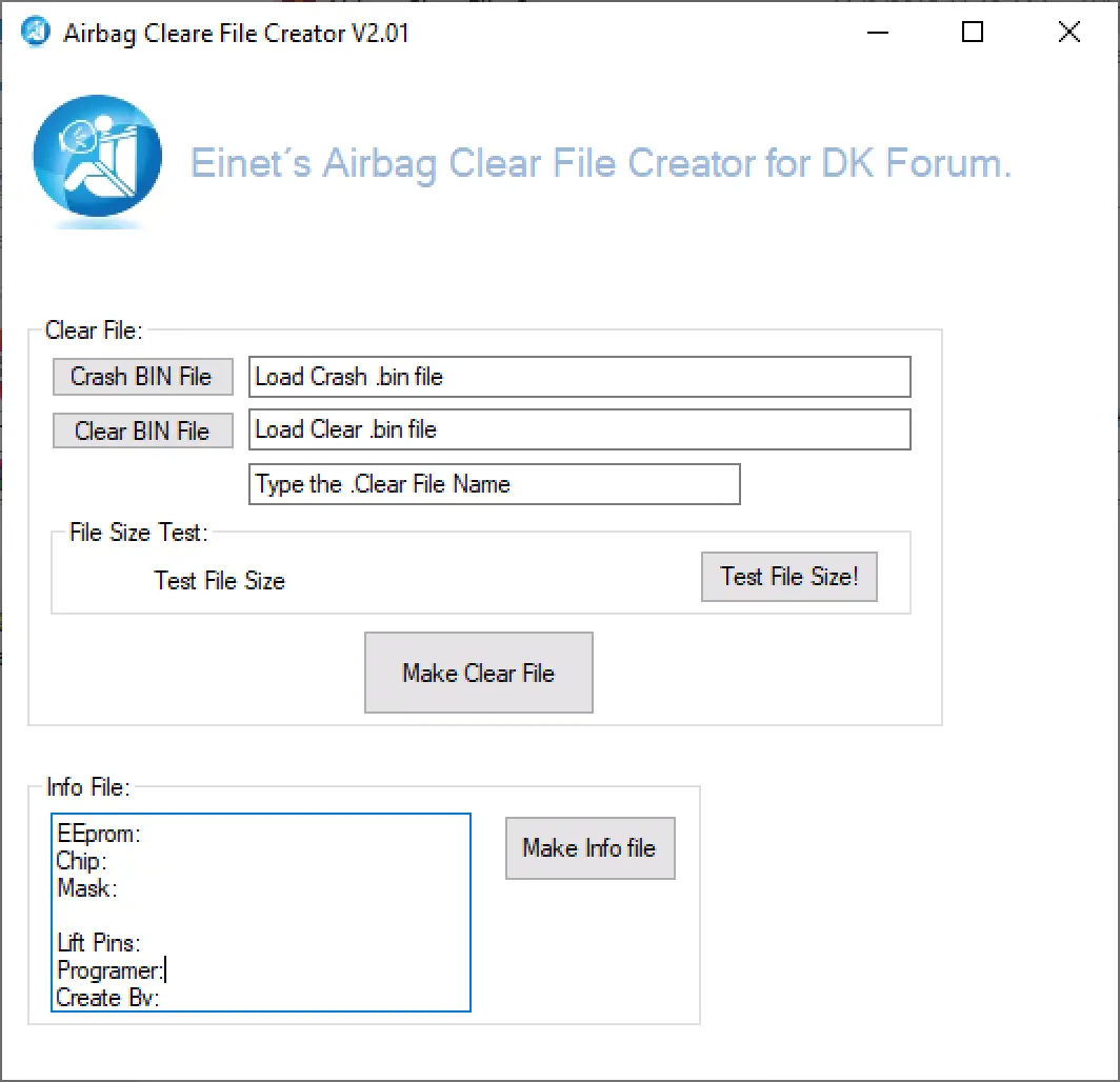 Airbag Servis File Template Builder Destek Paketi