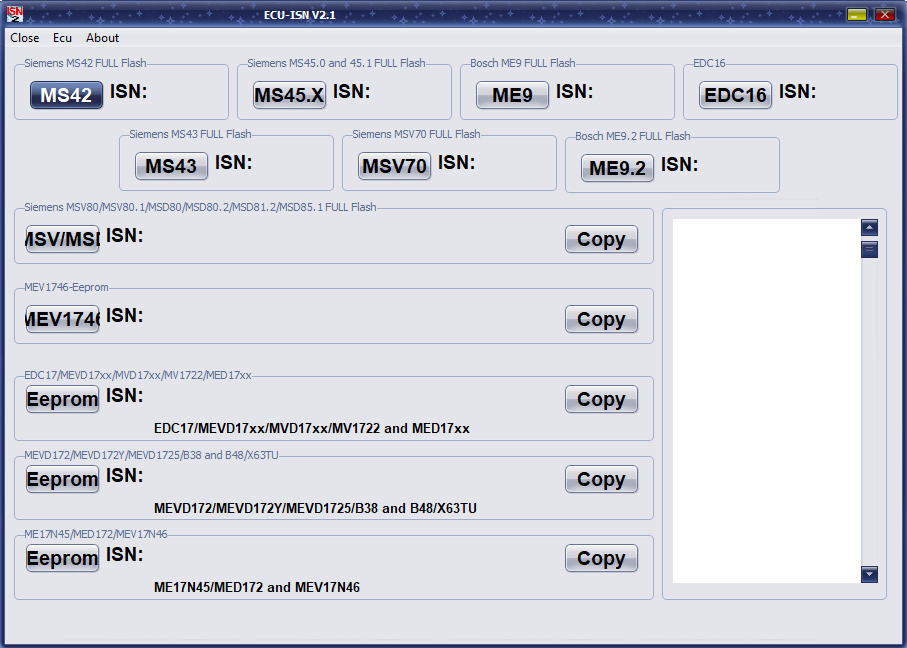 BMW ECU ISN Analiz Destek Paketi