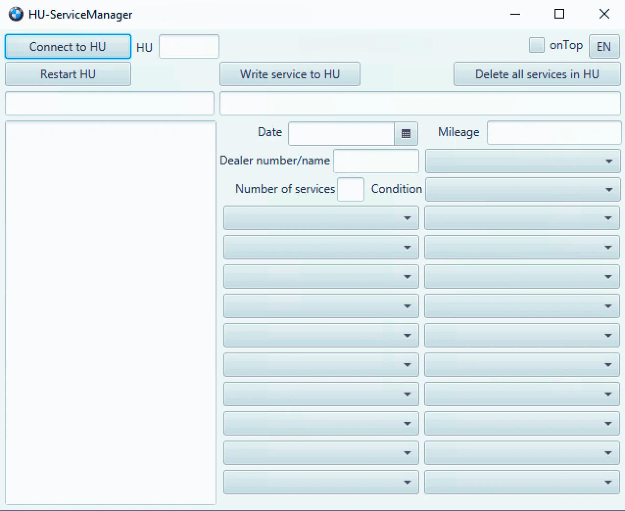 BMW HU-ServiceManager 0.2 Destek Paketi
