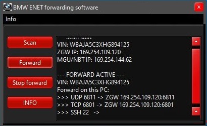 BMW ZGW and NBT MGU SSH Port Forwarding Destek Paketi