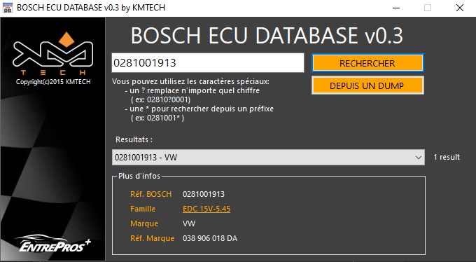 Bosch ECU Referans ve Parça Veritabanı