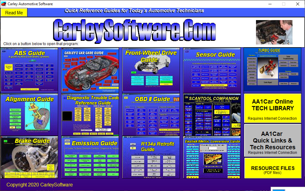 Carley Software 2.0 is Automotive Diagnostic, Training Guides Destek Paketi