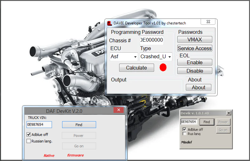 DAF SCR Servis Diagnostik Destek Paketi