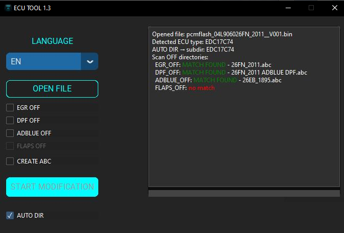 ECU Template Oluşturma ve Düzenleme Paketi