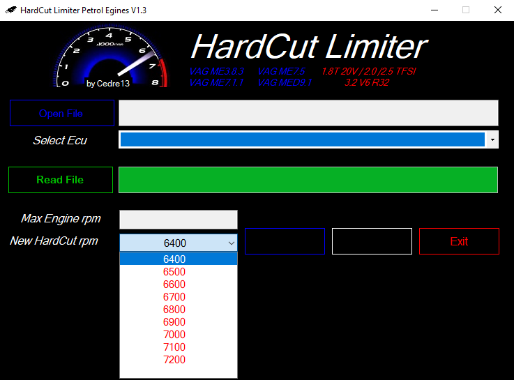 HardCut Limiter Petrol Engines Destek Paketi
