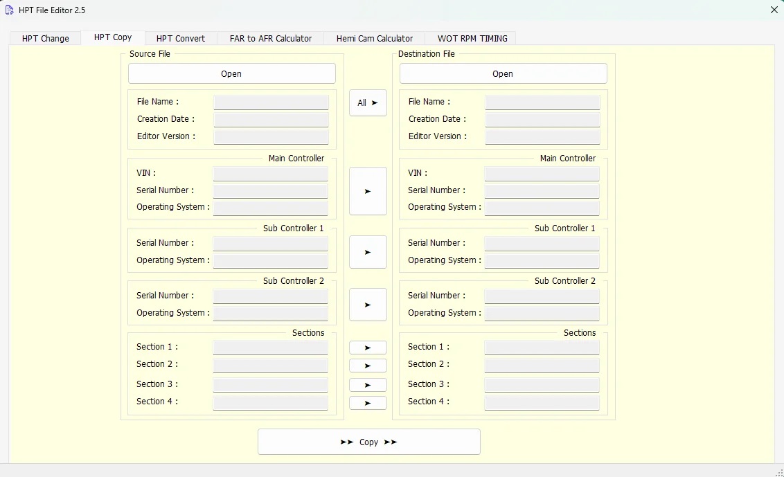 HPT File Editor Inspect Convert & Compare Hpt Destek Paketi