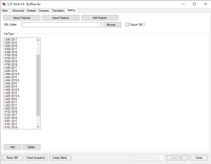 JLR CCF Tool v4.6 Special tool