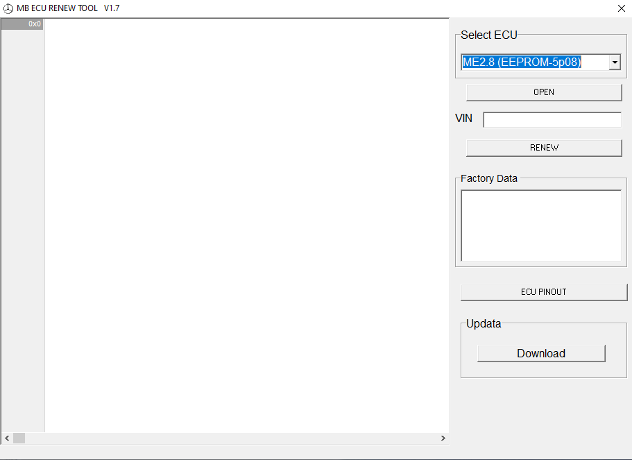 Mercedes Benz ECU Renew Tool v1.7 Destek Paketi