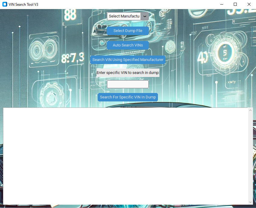NHTSA VIN Decoder Desktop Tool