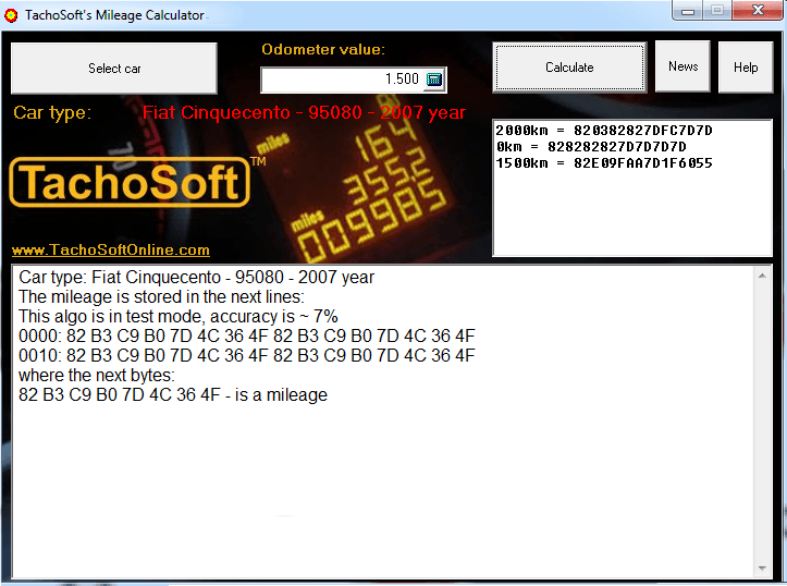 Package Programming of Gösterge Veri Calculator, Odometer Corrector Destek Paketi