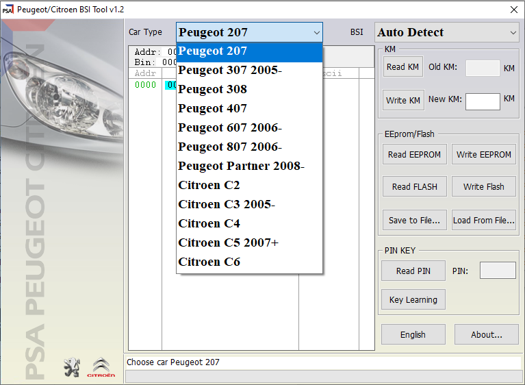 PSA BSI Tool 1.2 Destek Paketi