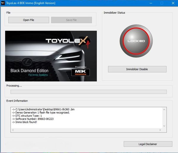 Toyota Lexus ECU Dosya Analiz Paketi