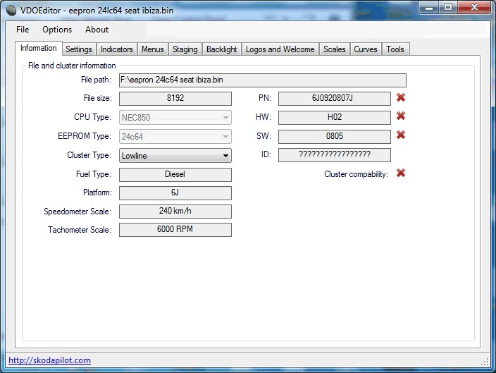 VDOeditor 1.0.3.6 Cluster Configuration & Personalization Destek Paketi