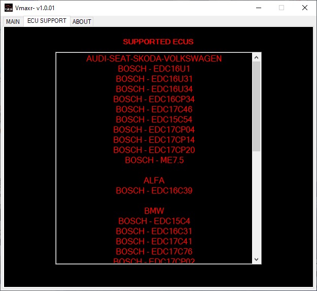 Vmax Servis ECU Speed Limiter Removal Destek Paketi