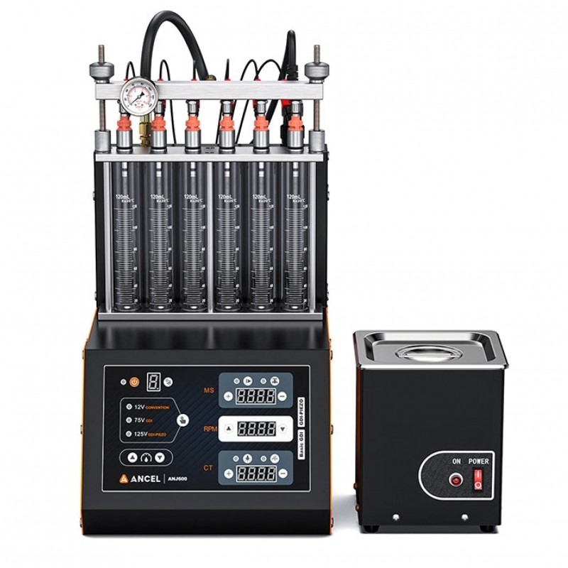 ANCEL ANJ600 GDI Piezo 6 Silindirli Yakıt Enjektörü Temizleyici ve Test Cihazı