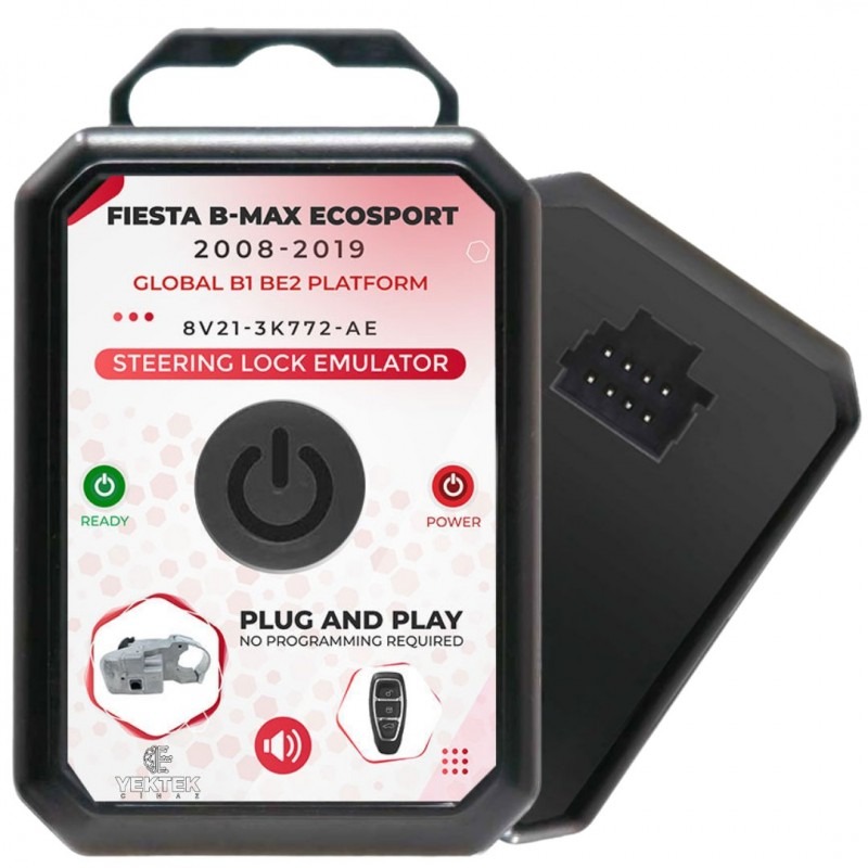 Ford Fiesta B-MAX EcoSport 2008-2019 Global B1 BE2 Platform Direksiyon Kilidi Emülatörü Simülatörü - Tak & Çalıştır