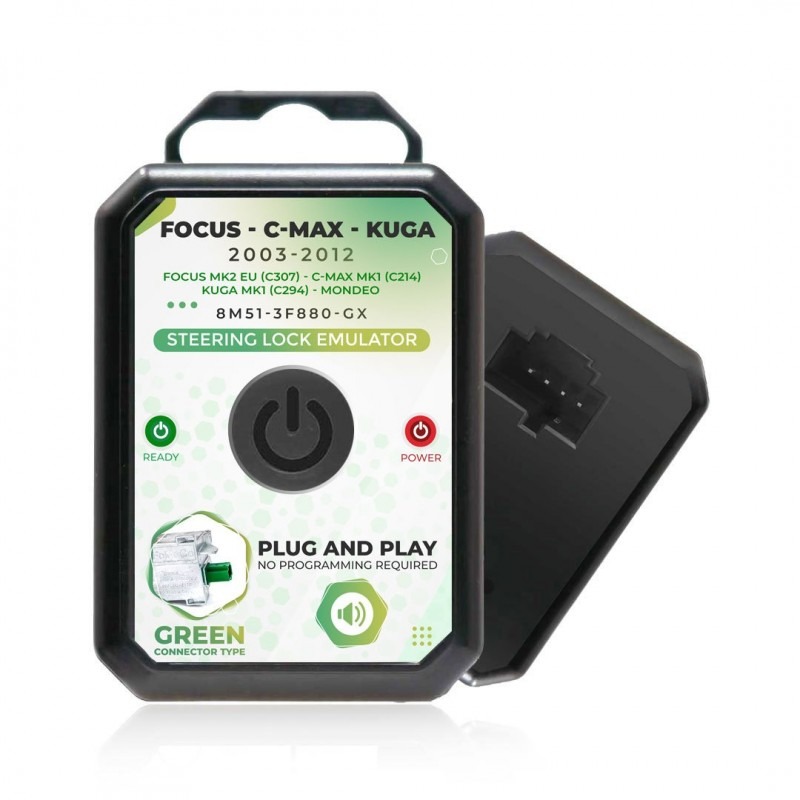 Ford Focus C-Max Kuga Mondeo Kilit Sesli Direksiyon Kilidi Emülatör Simülatörü