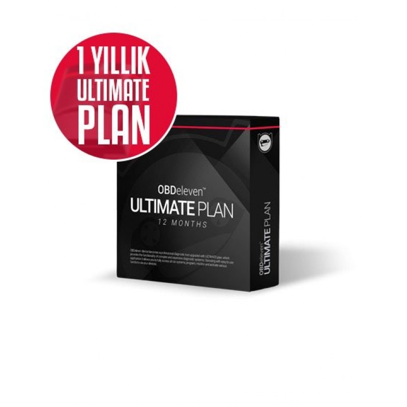 OBDeleven Gizli Özellik Açma Cihazı için 1 Yıllık Ultimate Plan