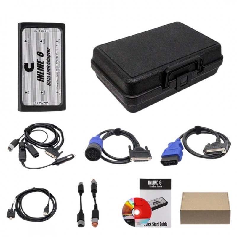 Cummins Inline 6 V6 Arıza Tespit Cihazı / Plastik Çantalı Yüksek Kaliteli Set