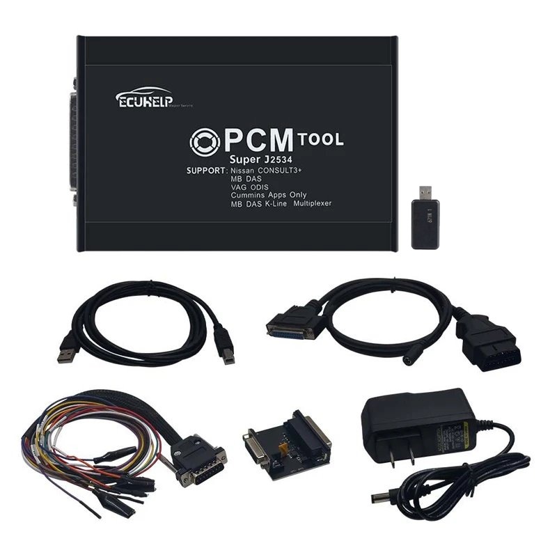 PCMTool Super J2534 Master ECU & TCU Programlama Cihazı (67 Modül Full Set)
