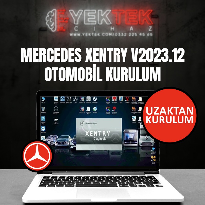 MERCEDES XENTRY V2023.12 OTOMOBİL KURULUM