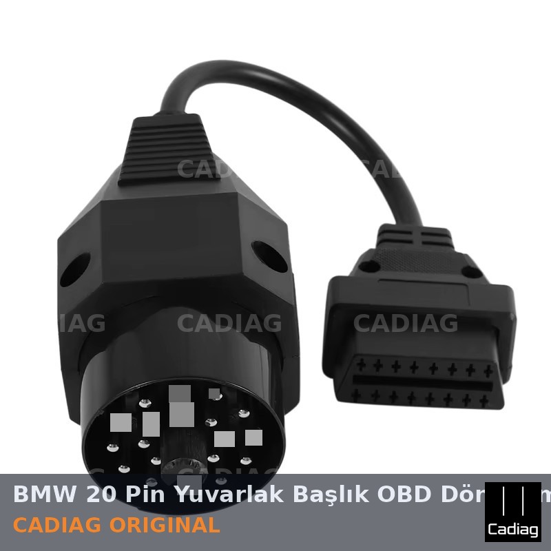 BMW 20 Pin Yuvarlak Başlık OBD Dönüşüm Kablosu