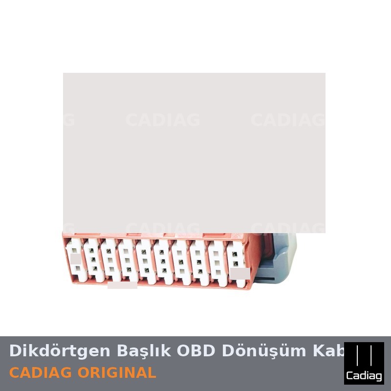 Dikdörtgen Başlık OBD Dönüşüm Kablosu