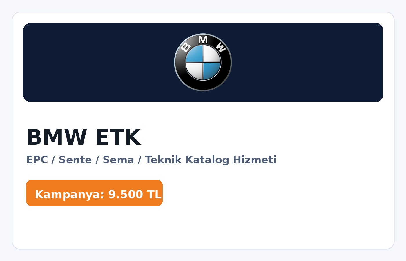 BMW ETK Elektronik Parca Katalogu